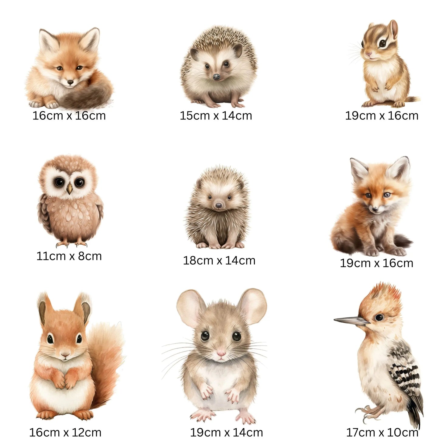 Woodland Nursery Wall Stickers