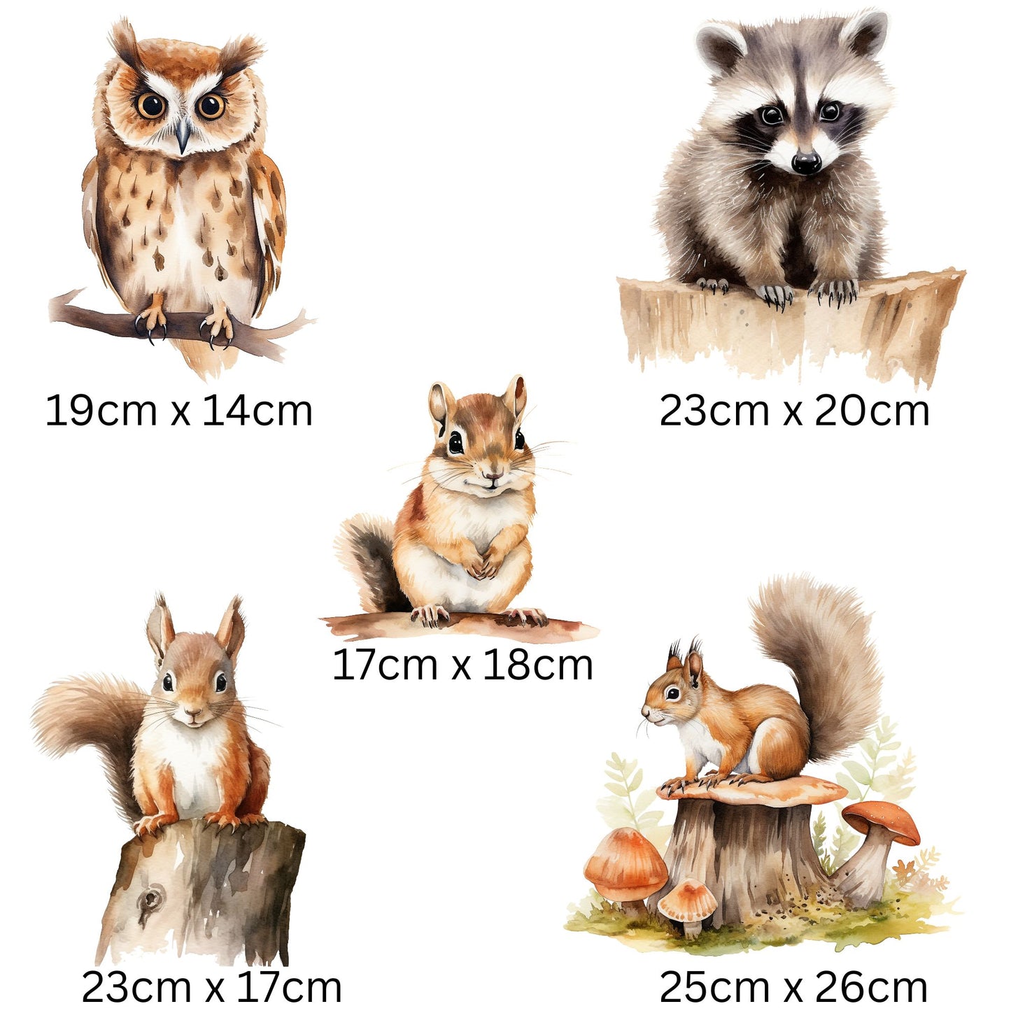 Woodland Nursery Wall Stickers