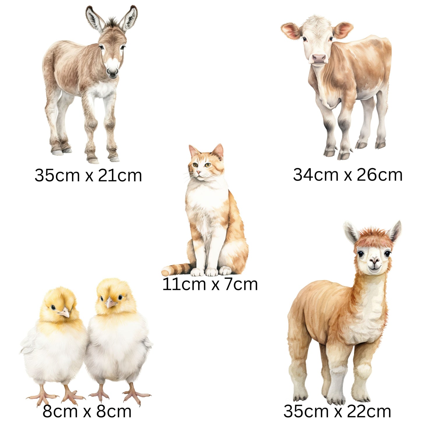 Farm Animal Wall Stickers