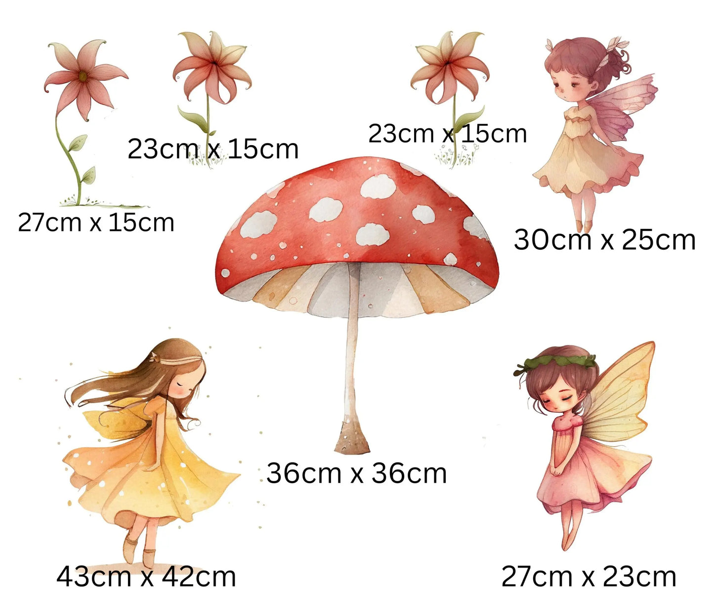 Fairy Nursery Wall Stickers