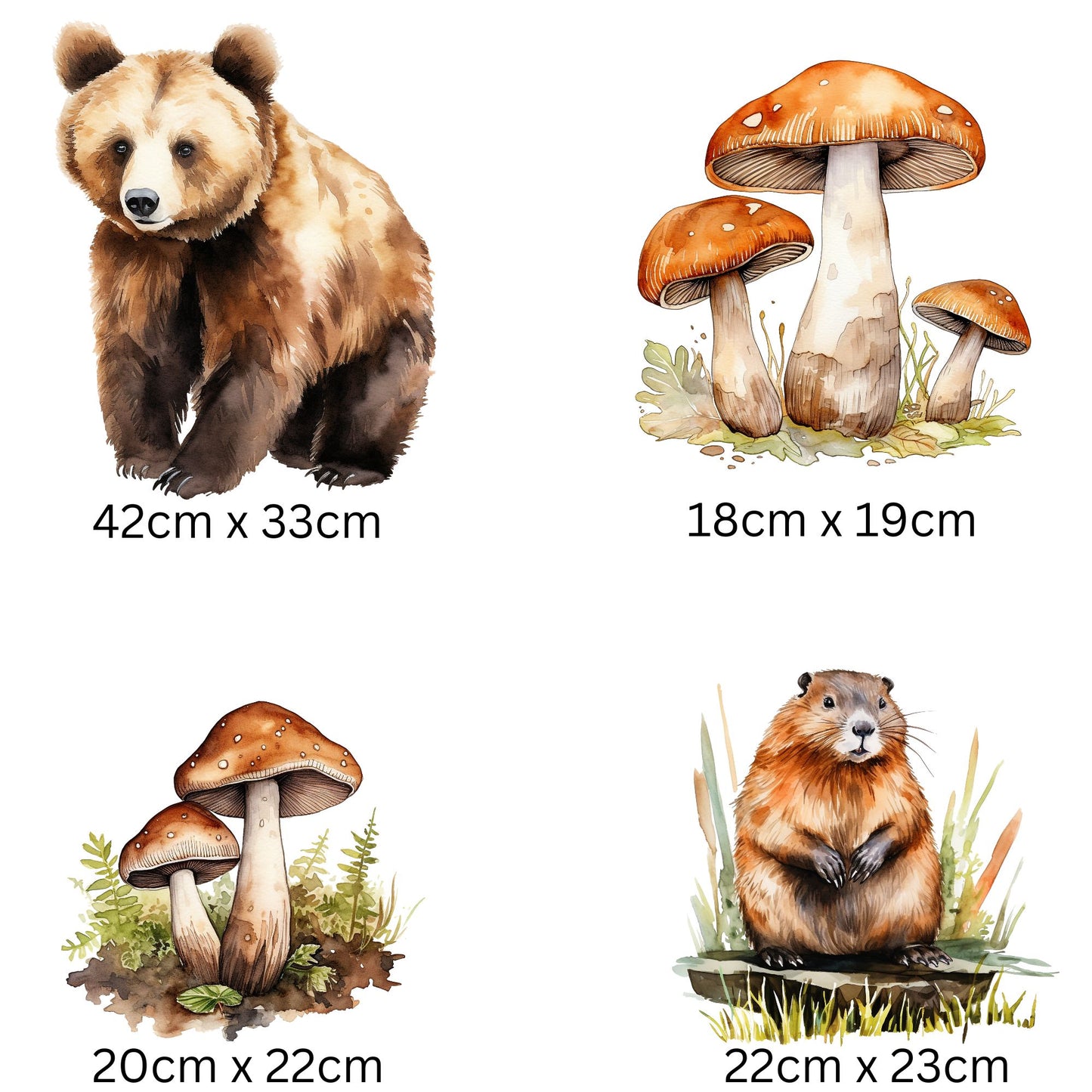 Woodland Nursery Wall Stickers