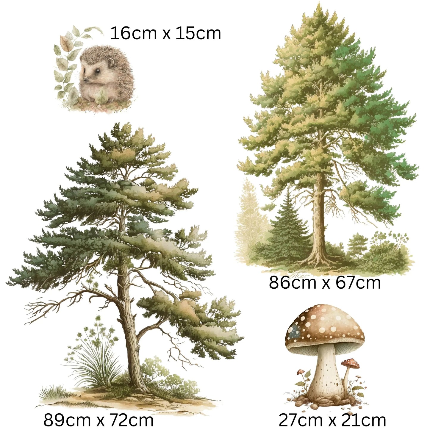 Woodland Nursery Wall Stickers