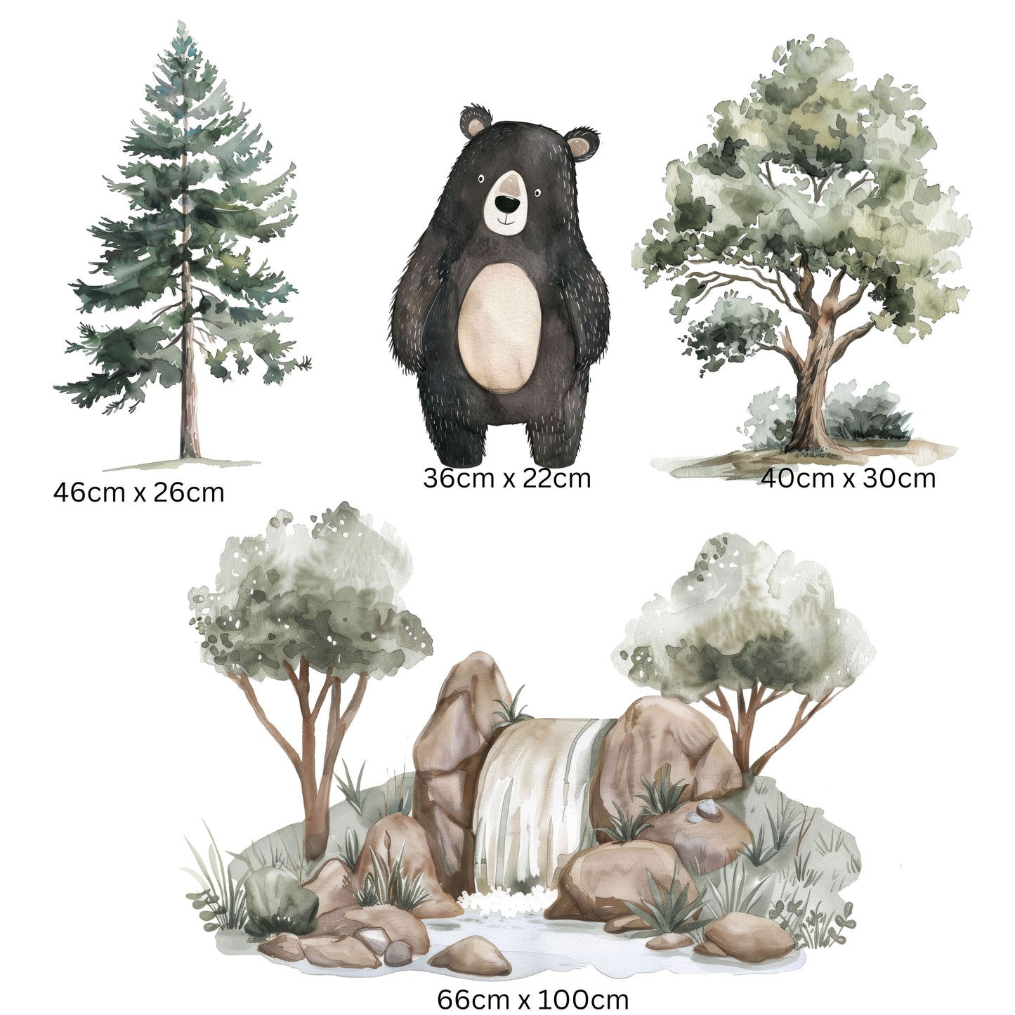 Woodland Nursery Wall Stickers