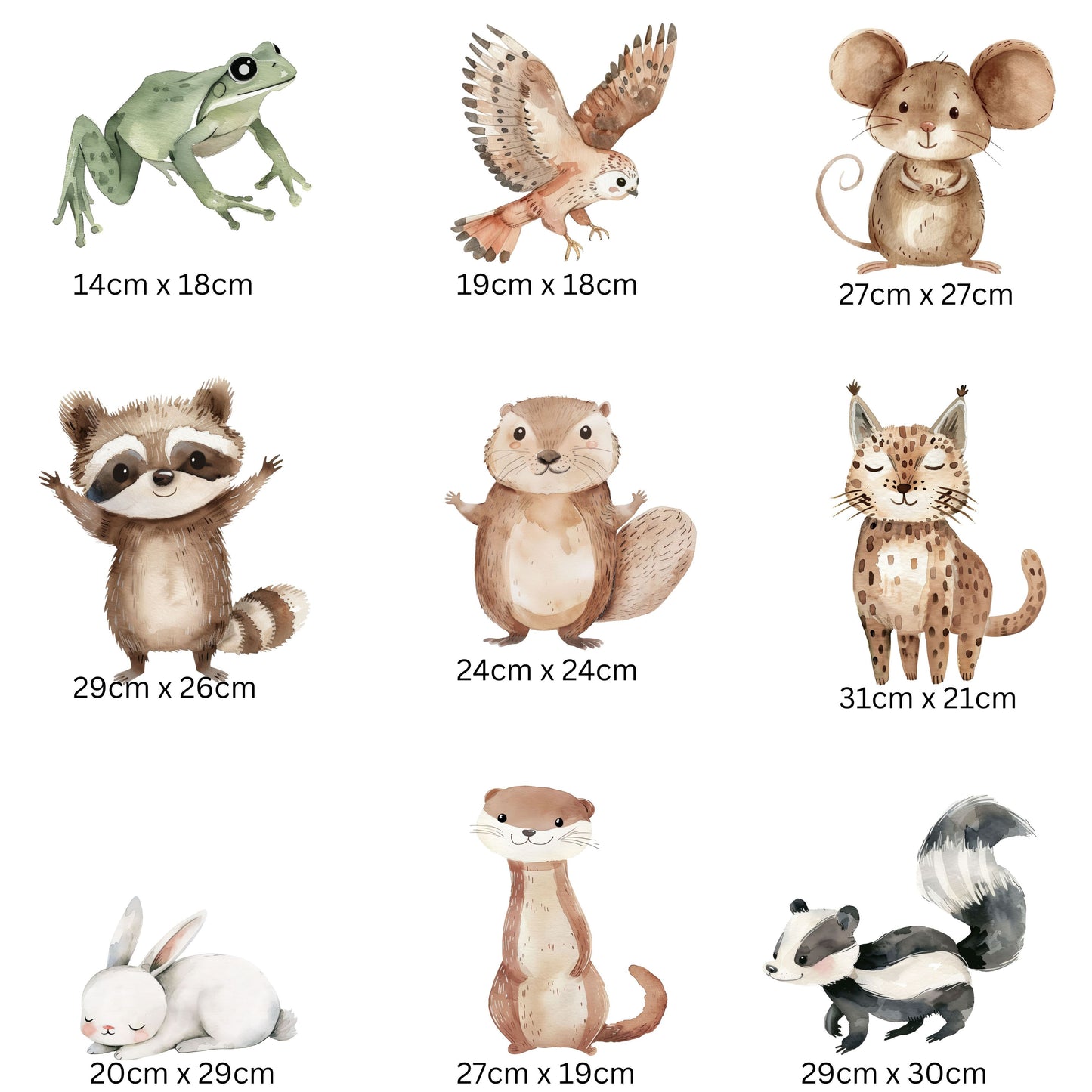 Woodland Nursery Wall Stickers