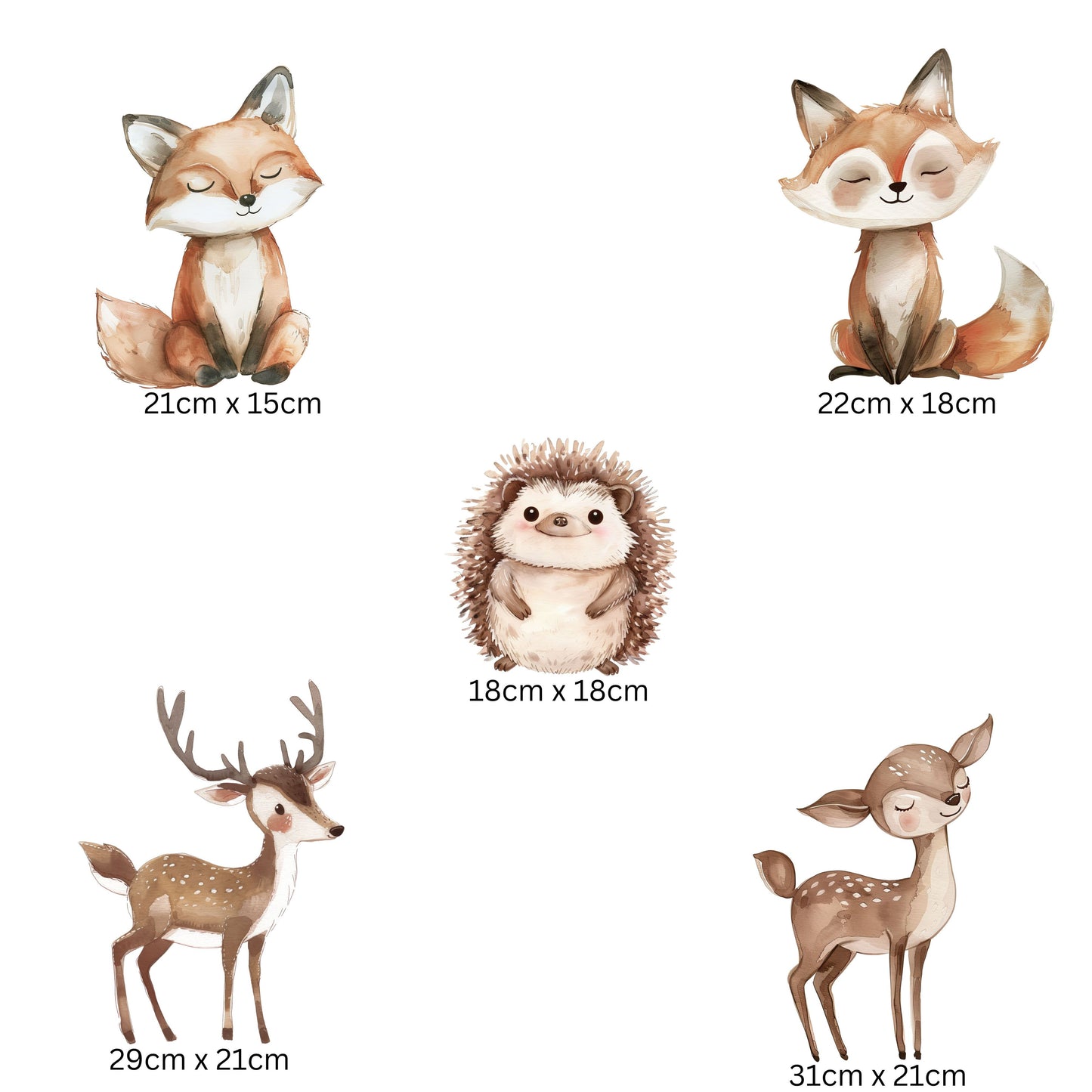Woodland Nursery Wall Stickers
