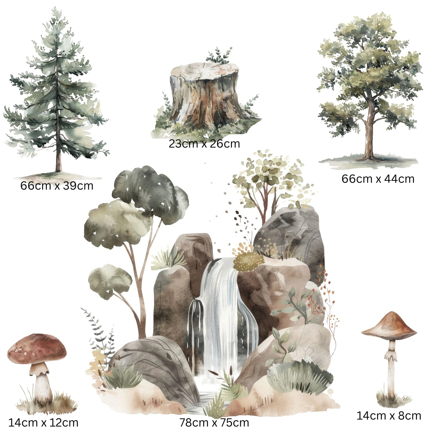 Woodland Nursery Wall Stickers