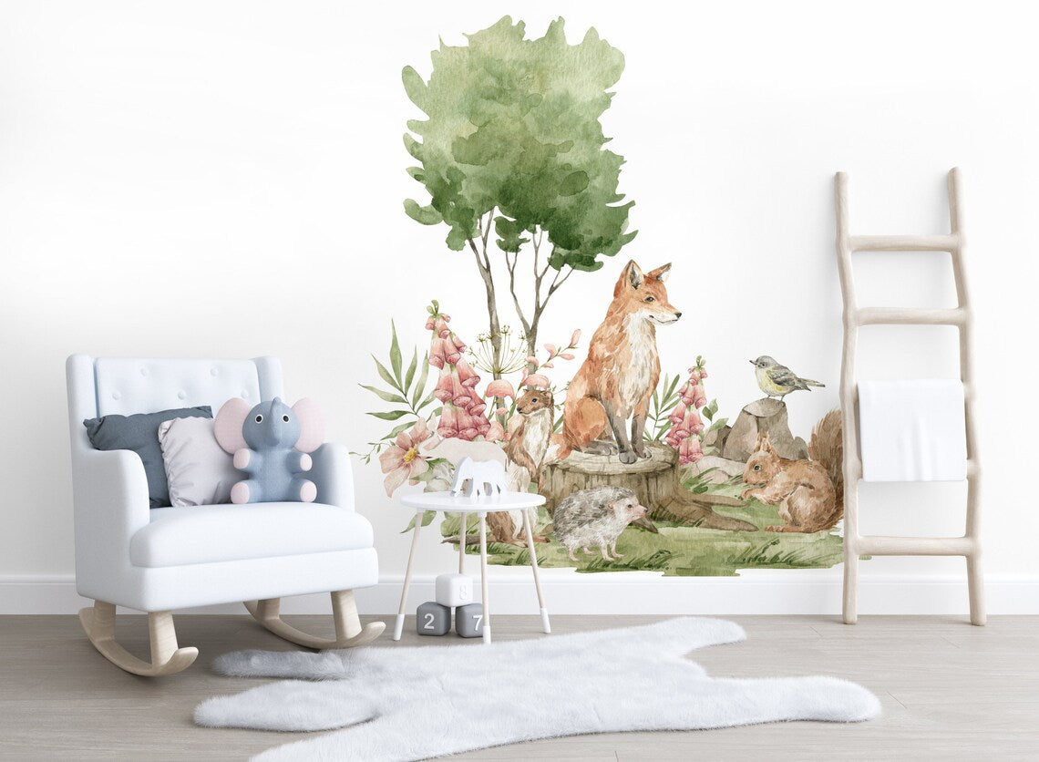 Woodland Nursery Wall Stickers