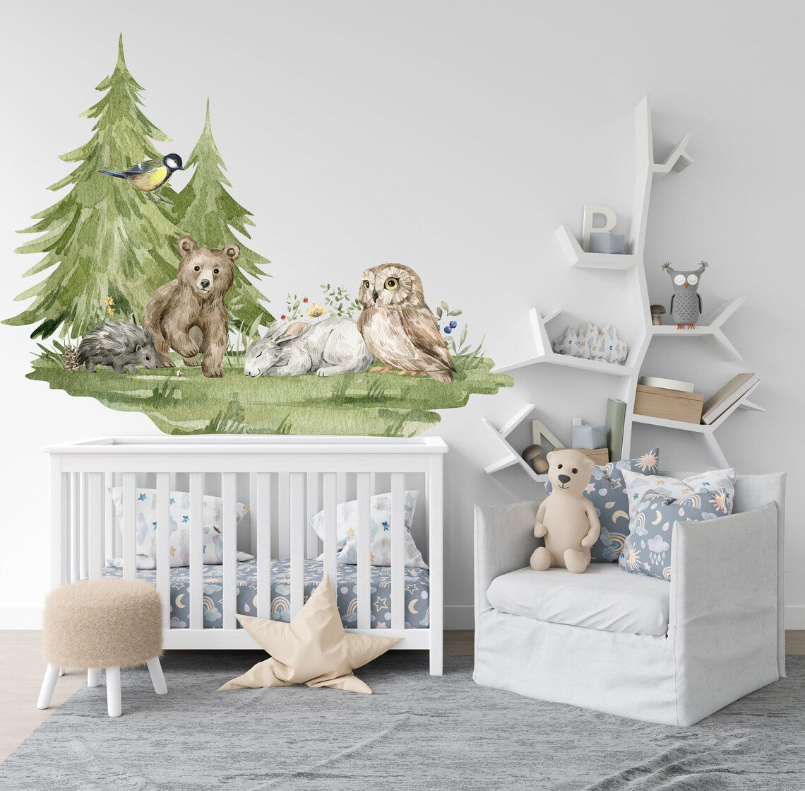 Woodland Nursery Wall Stickers