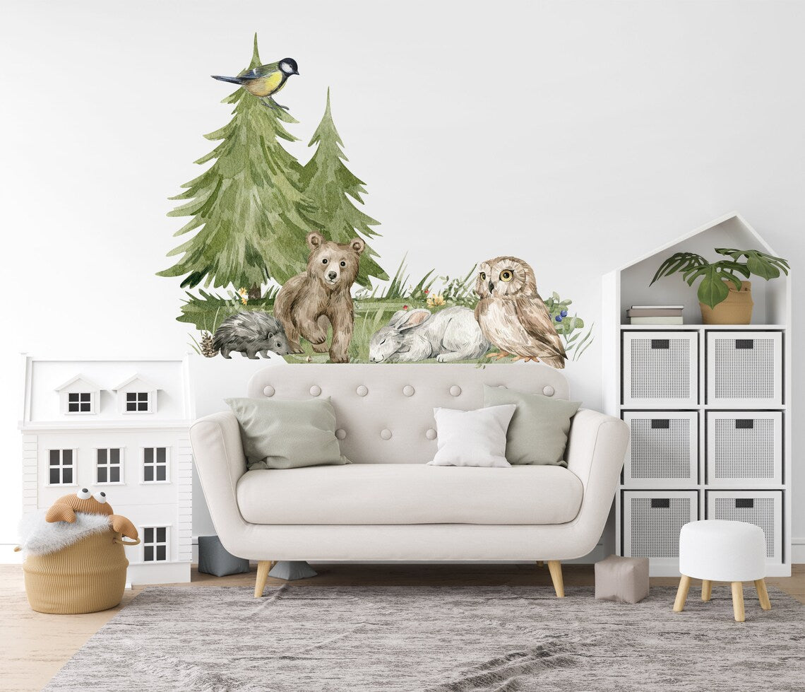 Woodland Nursery Wall Stickers