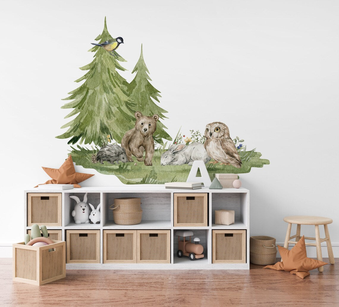 Woodland Nursery Wall Stickers