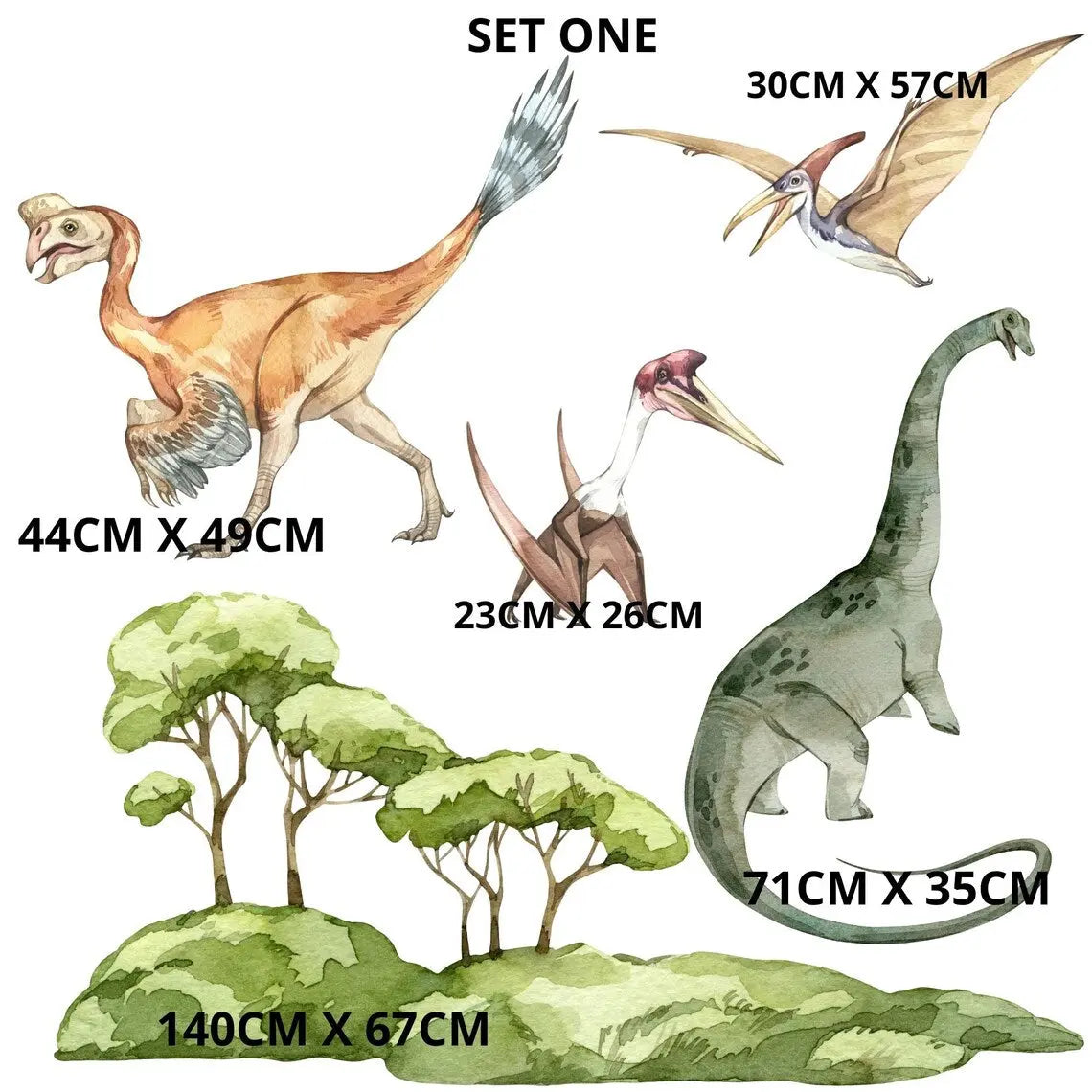 Dinosaur Wall Stickers