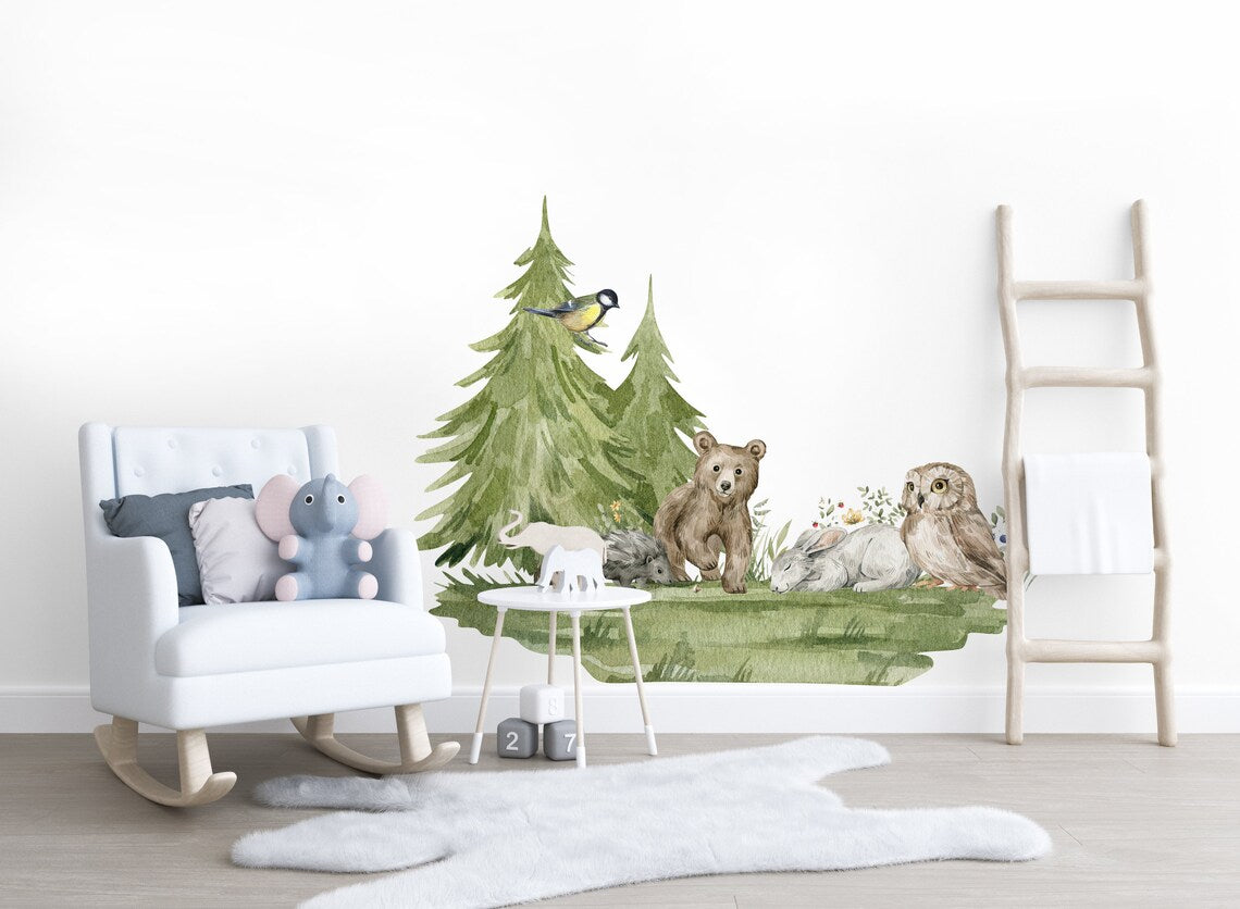 Woodland Nursery Wall Stickers