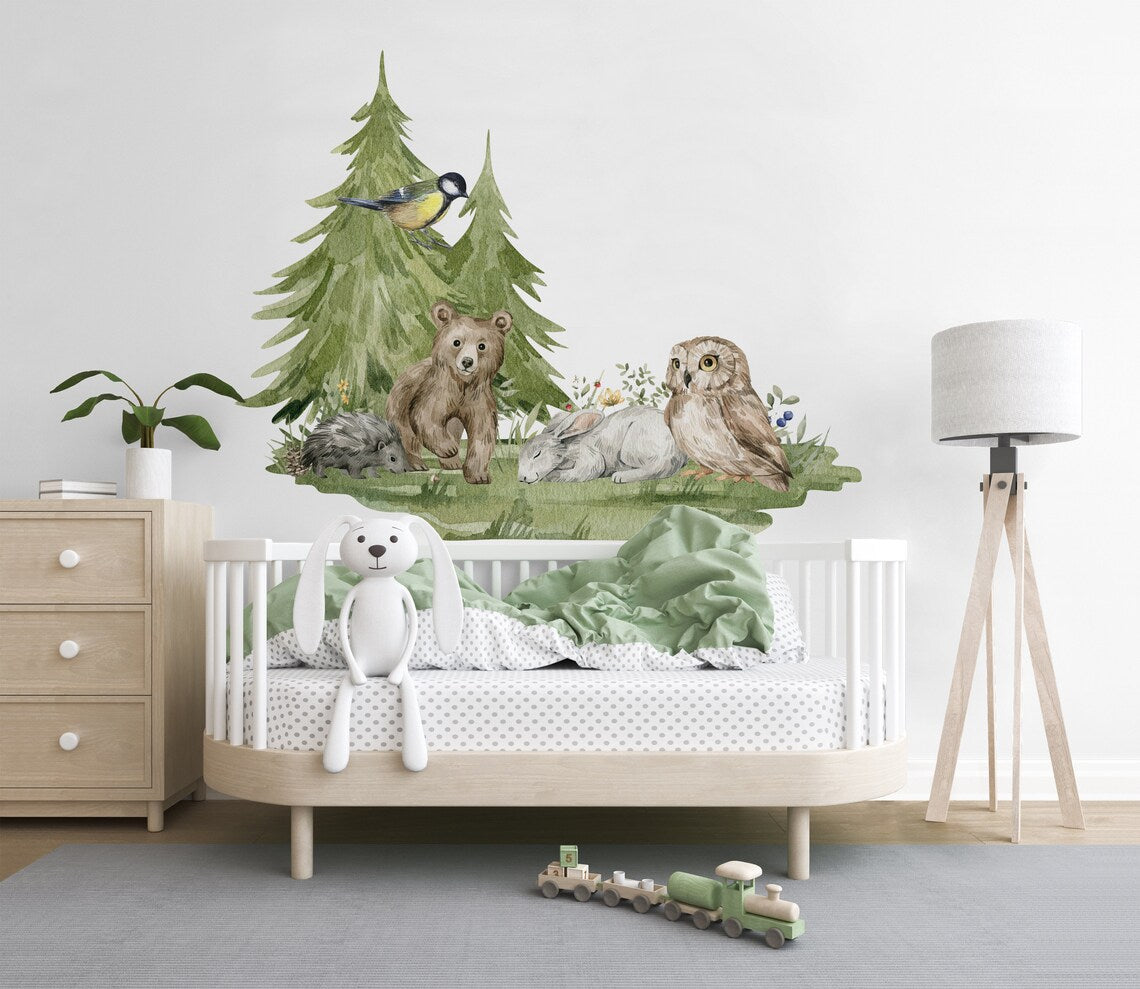 Woodland Nursery Wall Stickers