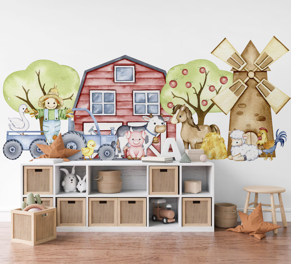 Farm Animal Wall Stickers