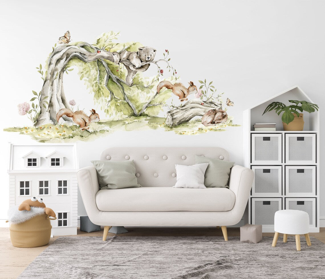 Woodland Nursery Wall Stickers