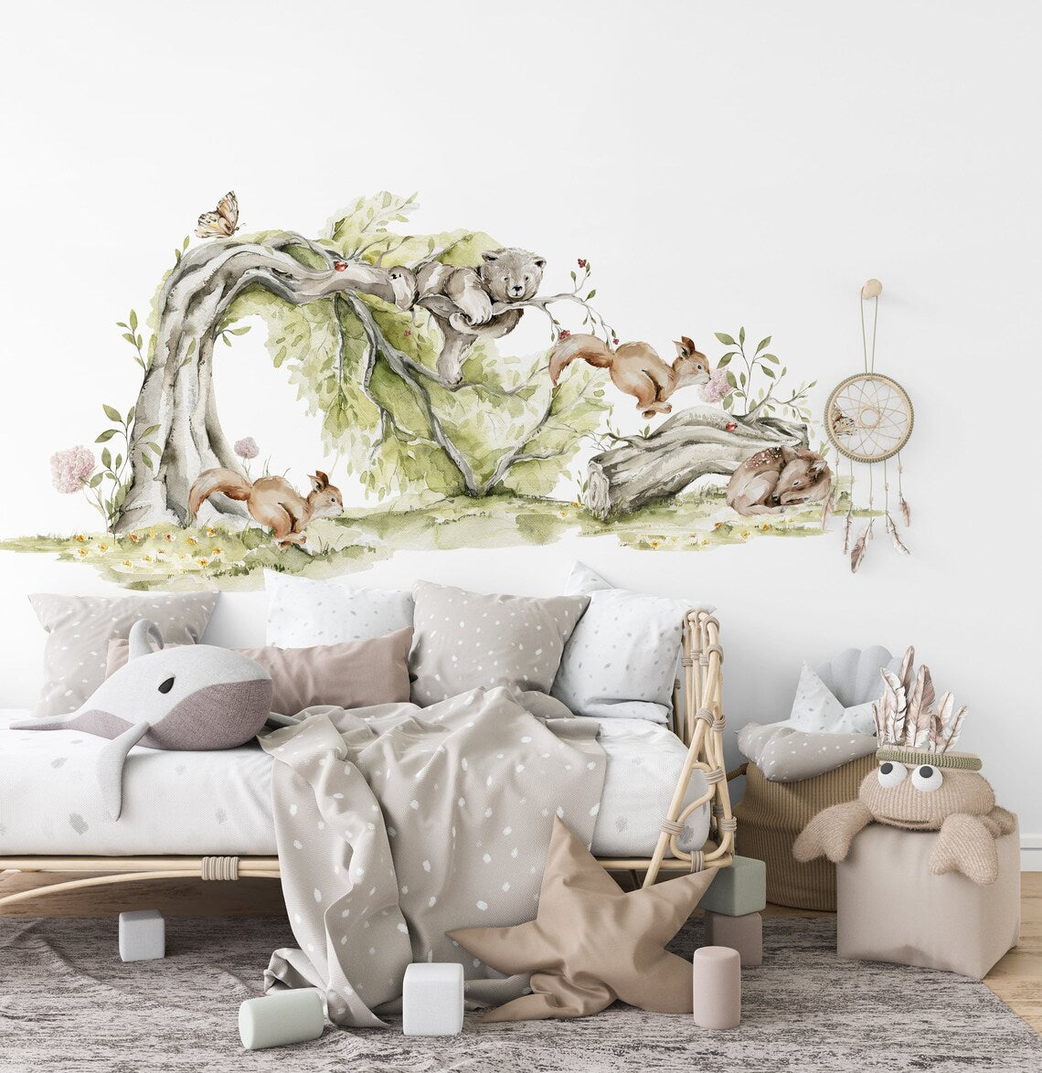Woodland Nursery Wall Stickers