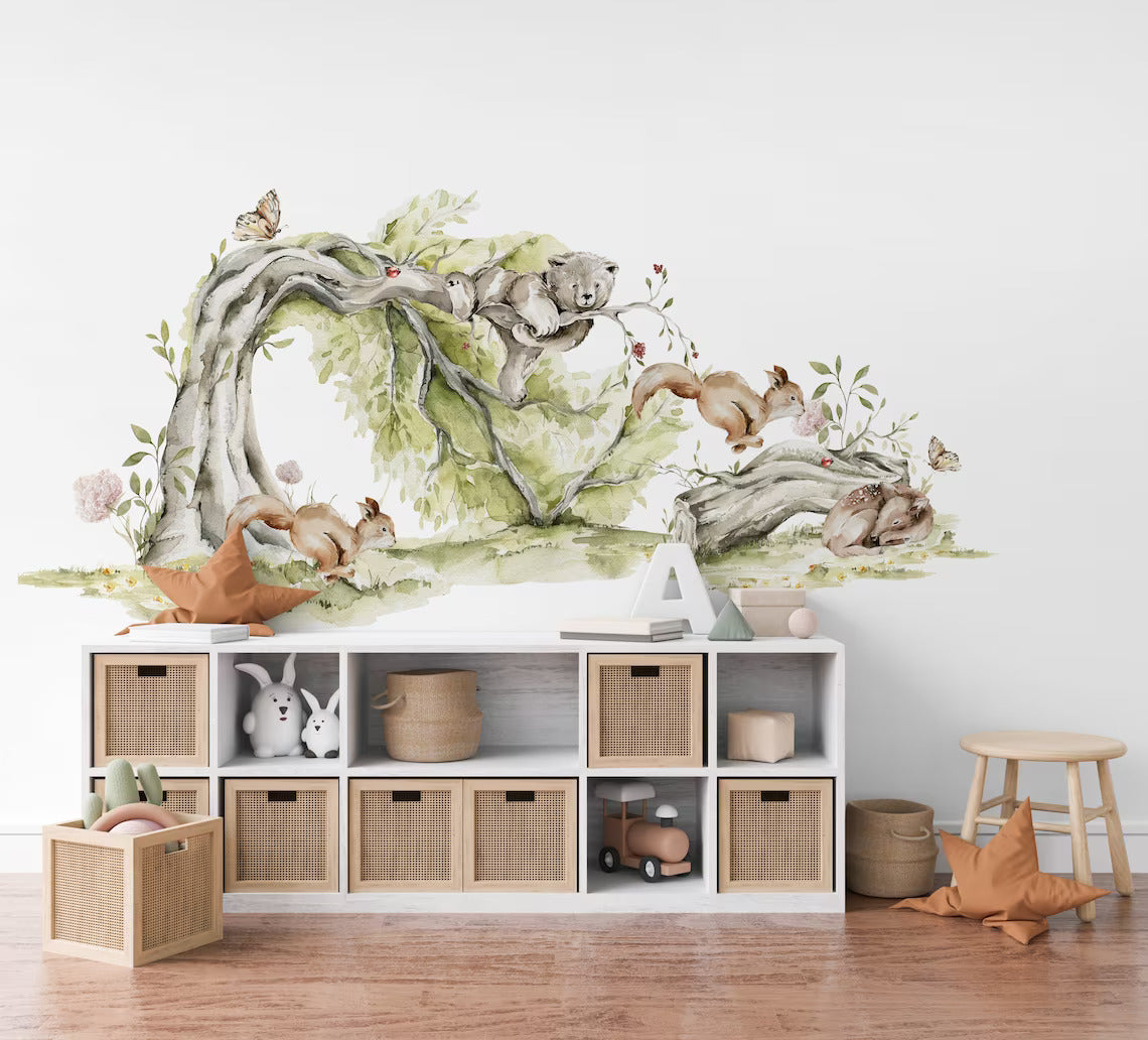 Woodland Nursery Wall Stickers