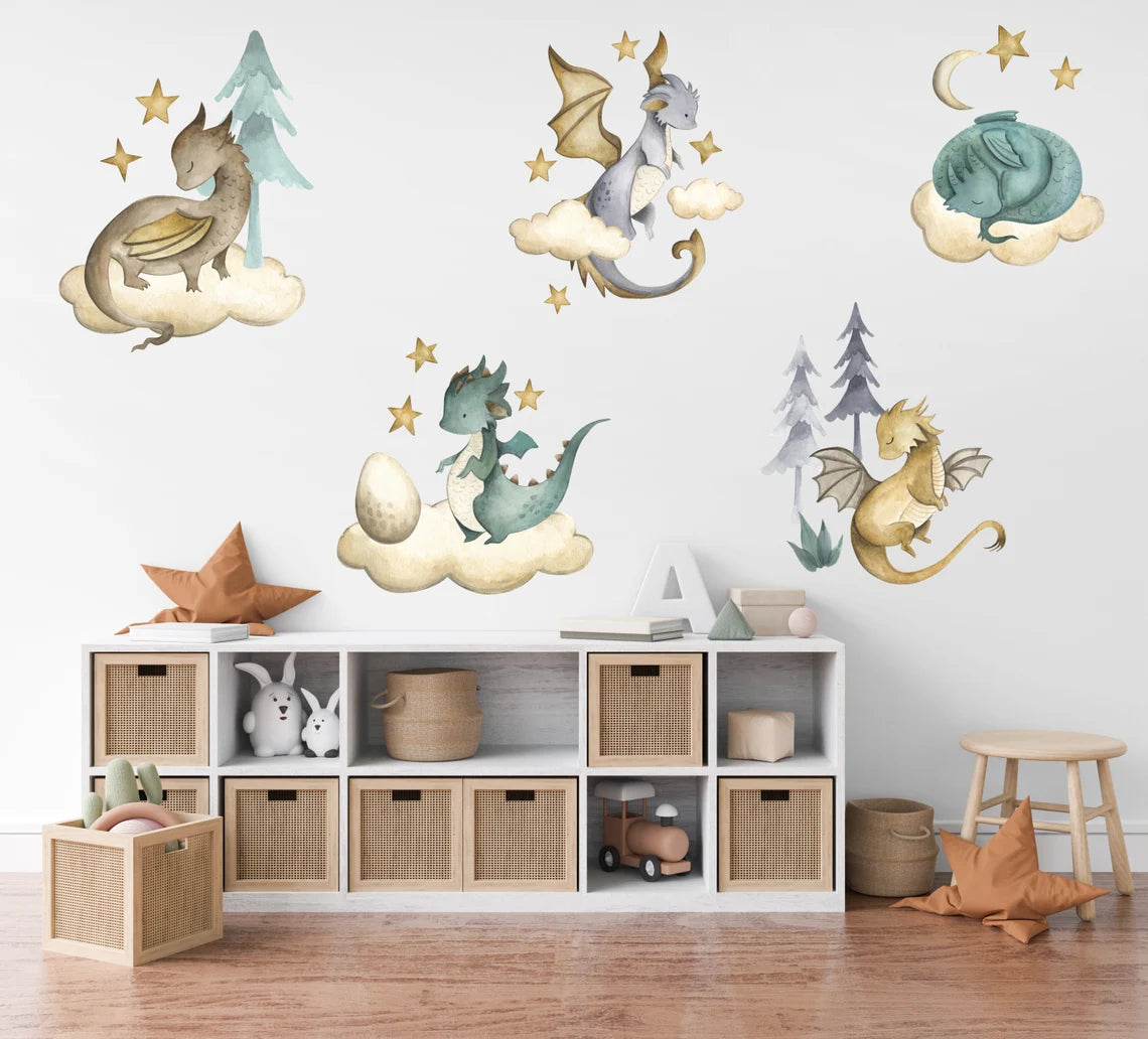 Dragon Nursery Wall Stickers
