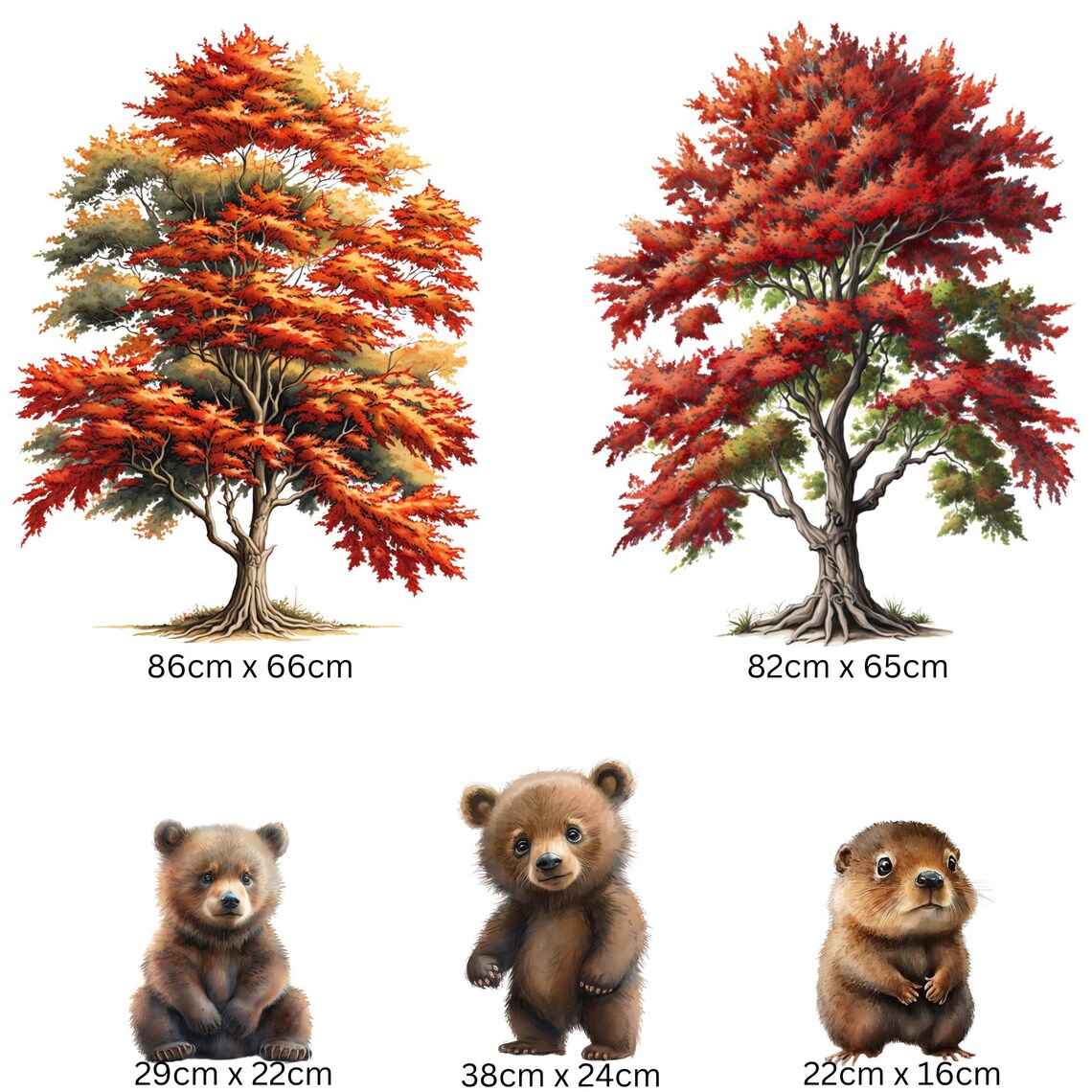 Woodland Wall Decals