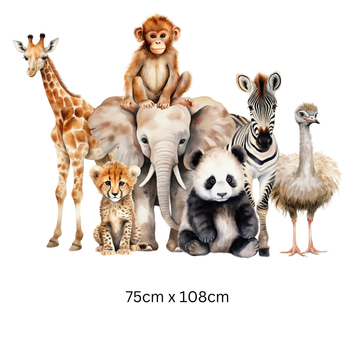 Safari Nursery Wall Stickers