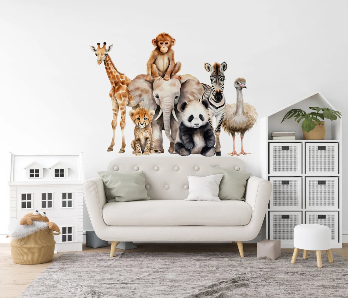 Safari Nursery Wall Stickers