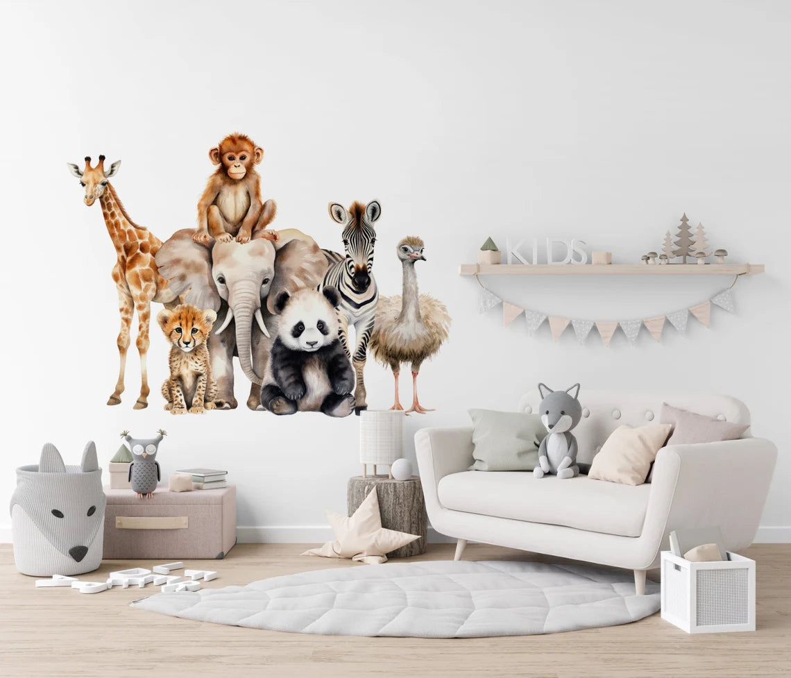 Safari Nursery Wall Stickers