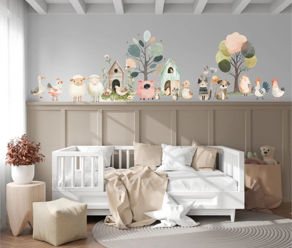Farm Animal Wall Stickers