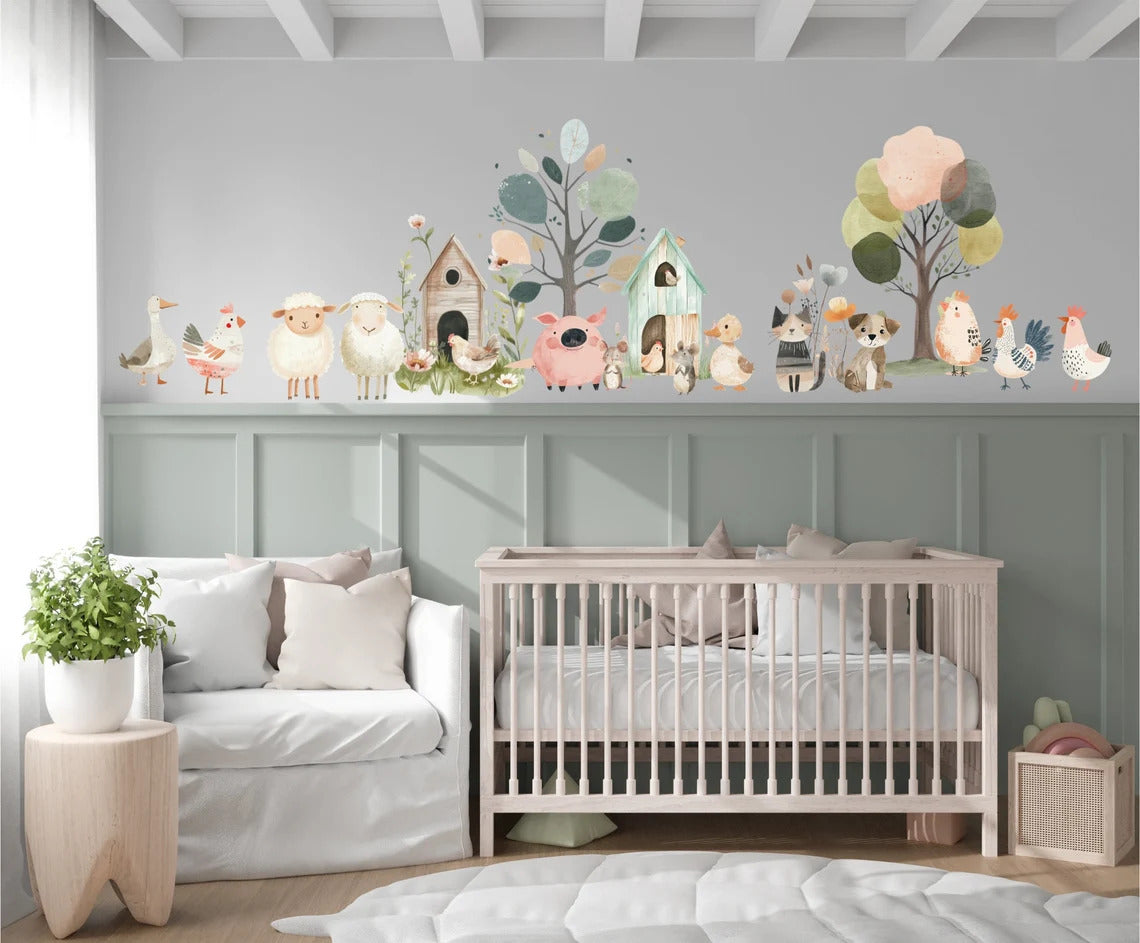 Farm Animal Wall Stickers