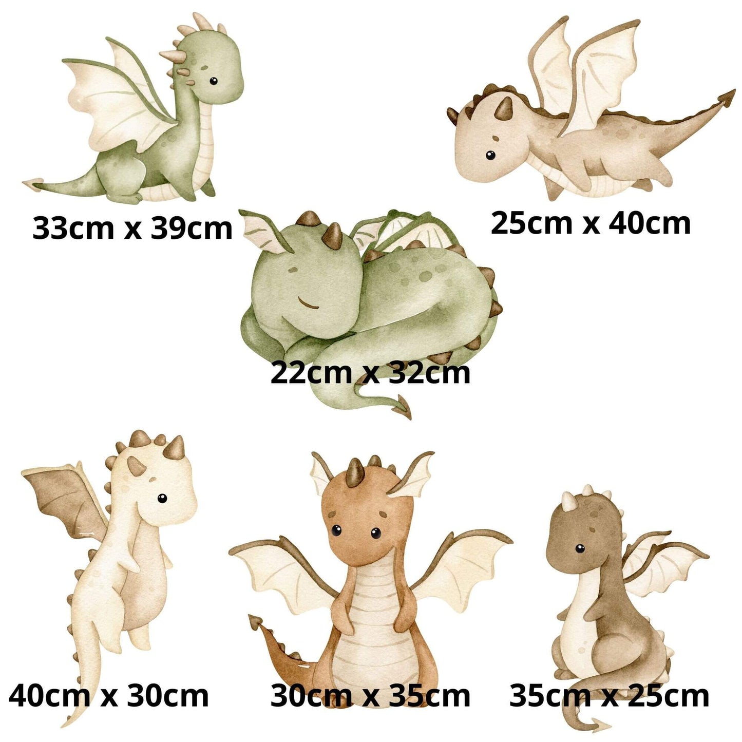 Dragon Nursery Wall Stickers