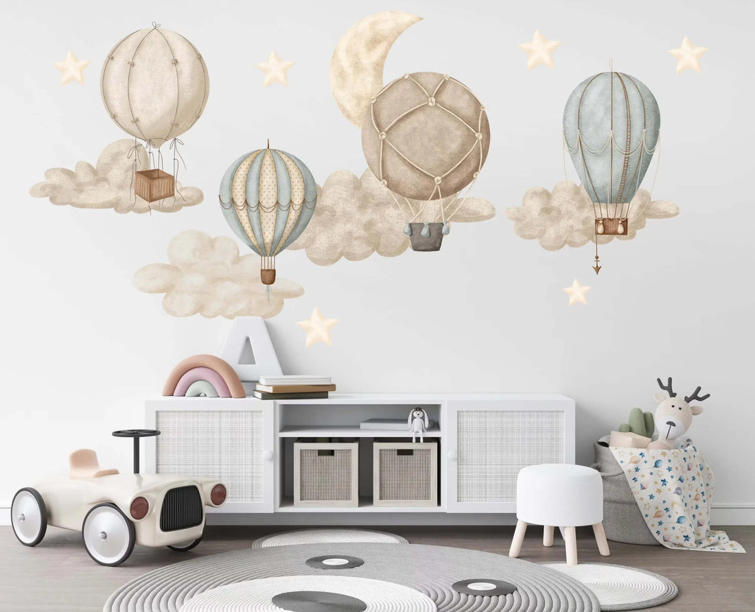 How To Install Hot Air Balloon Wall Stickers