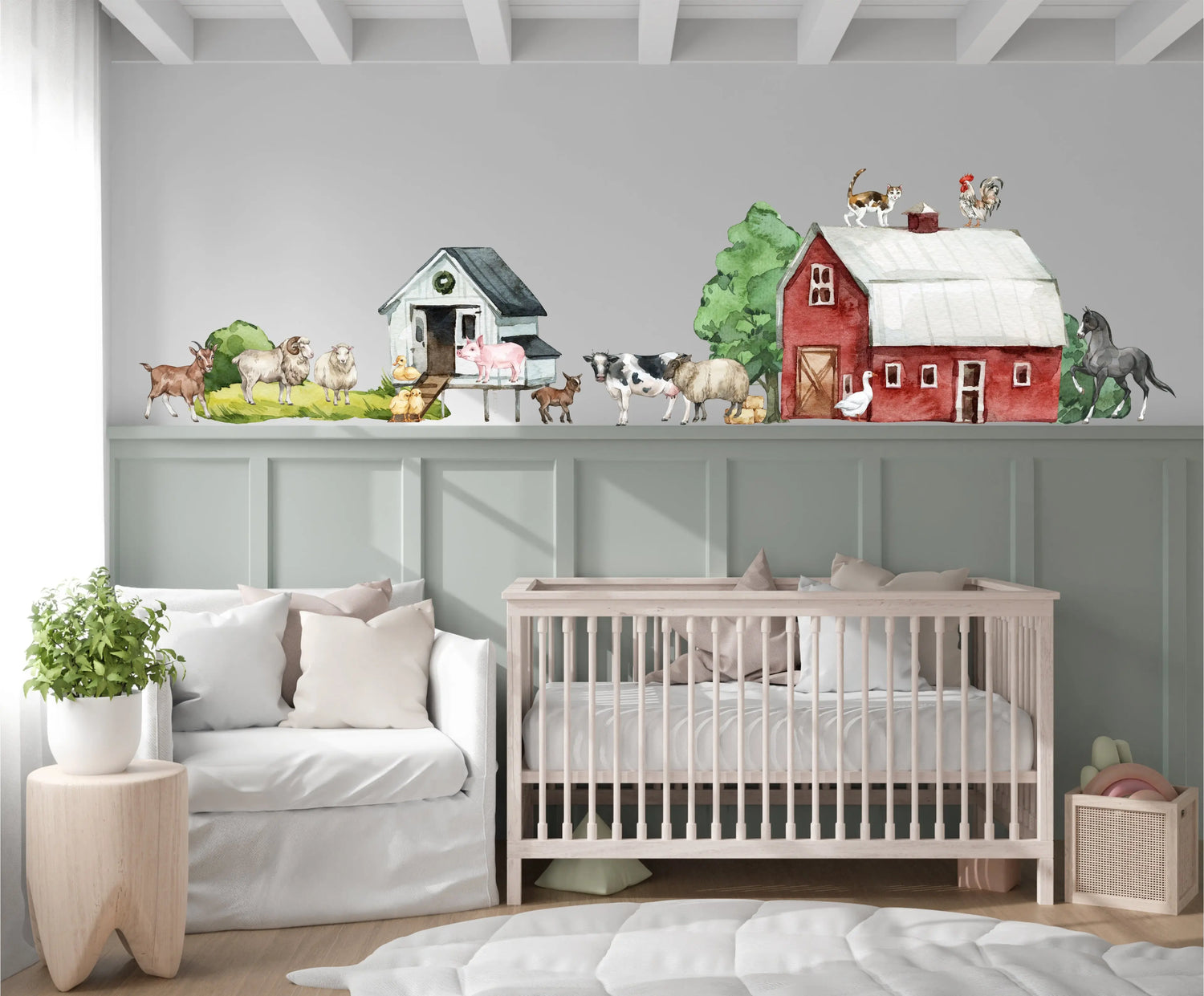 Farmyard Nursery Wall Stickers