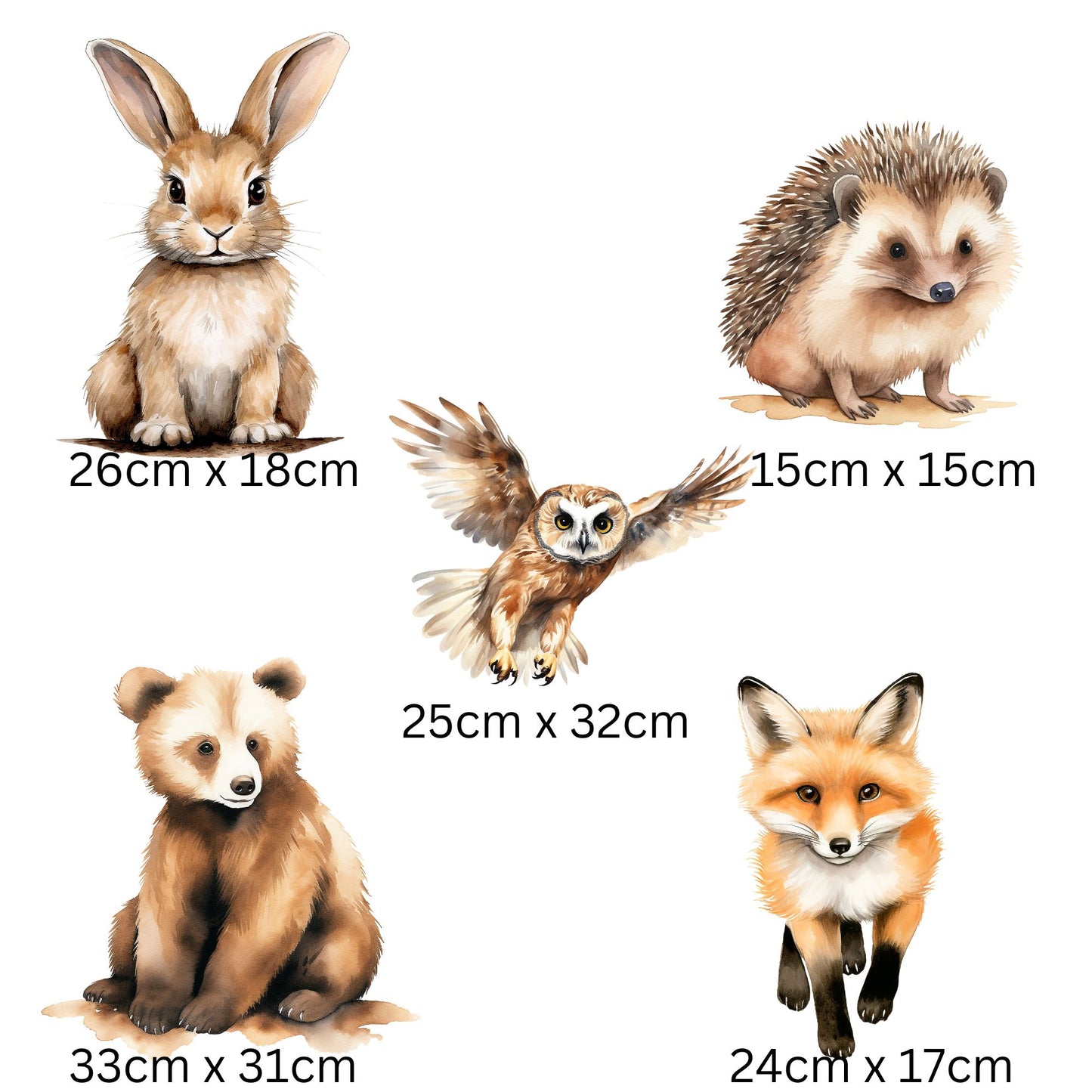 Woodland Nursery Wall Stickers