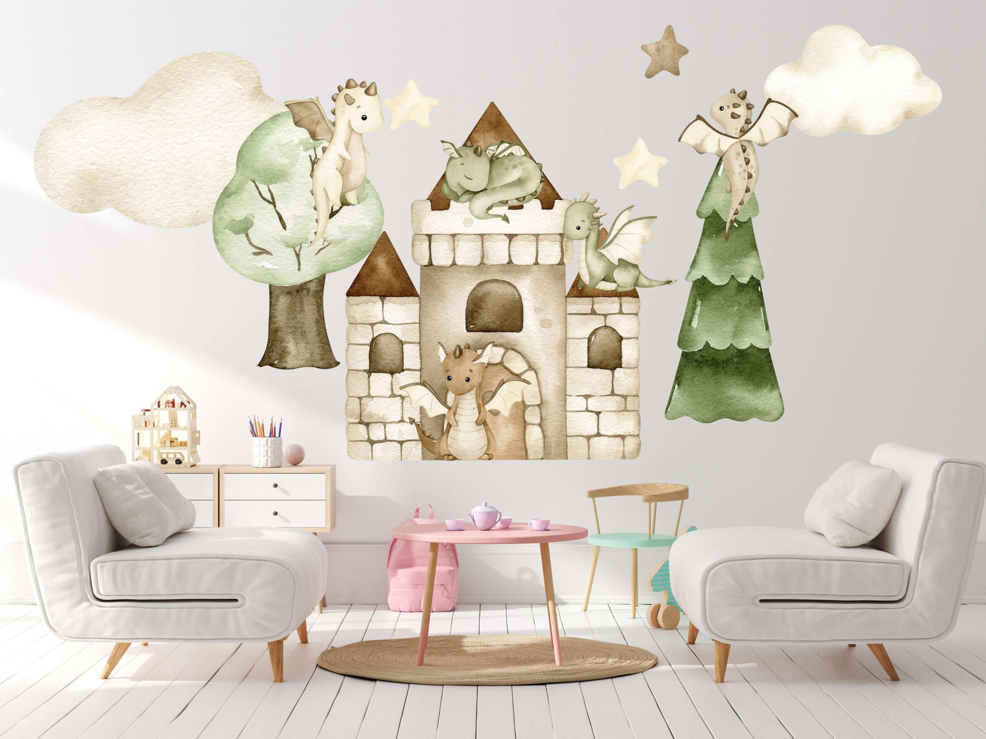 Dragon Nursery Wall Stickers