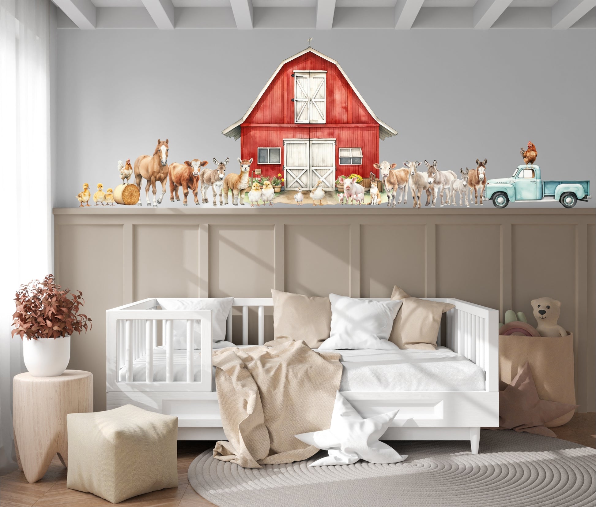 Farm Animal Wall Stickers 