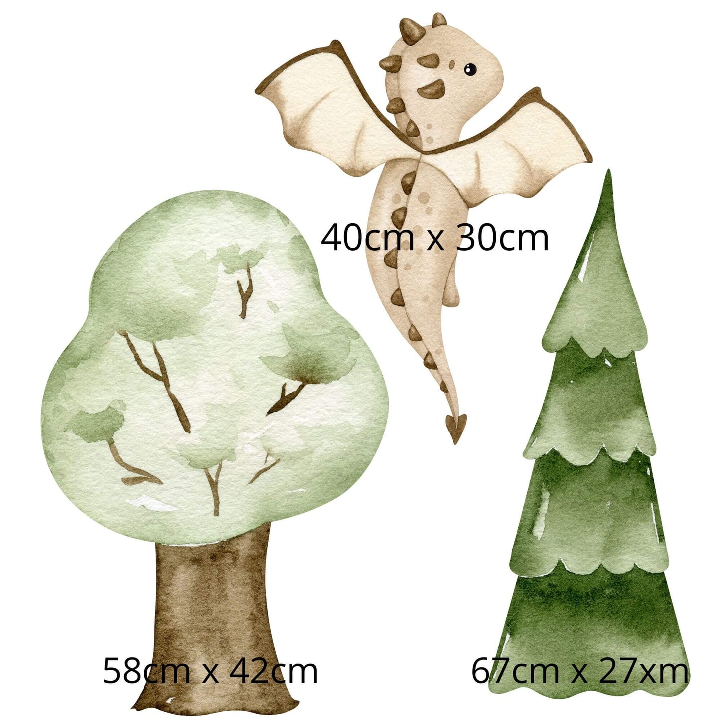 Dragon Nursery Wall Stickers