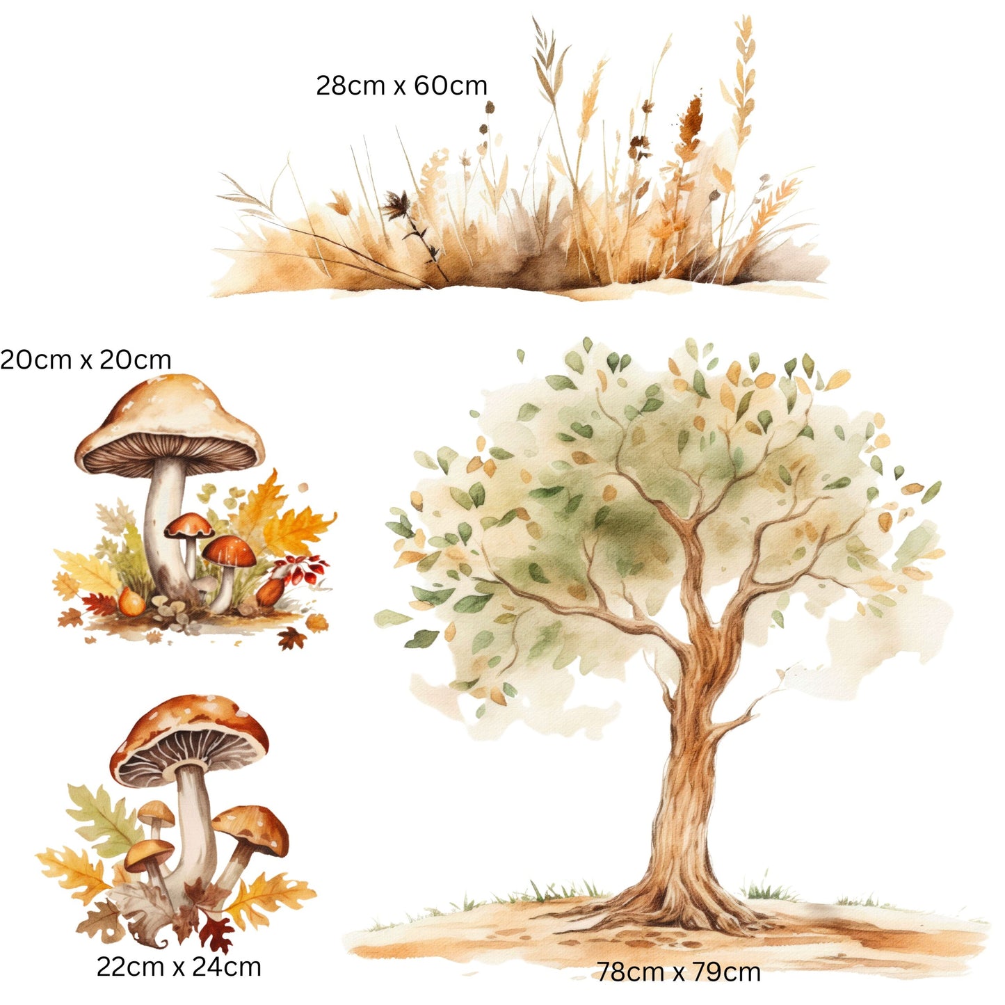 Woodland Nursery Wall Stickers