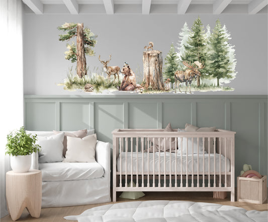 Woodland Nursery Wall Stickers
