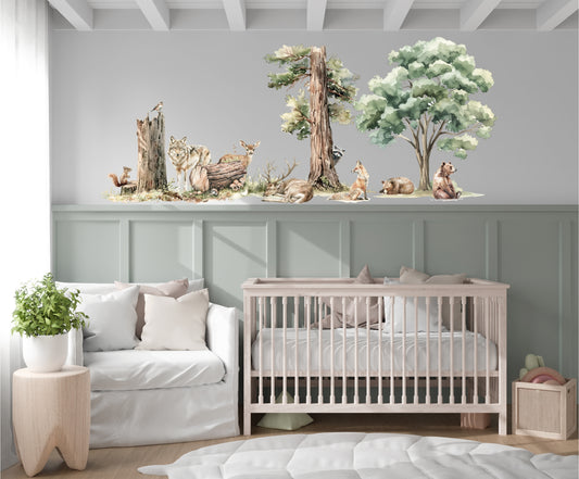 Woodland Nursery Wall Stickers