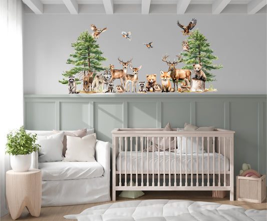 Woodland Nursery Wall Stickers