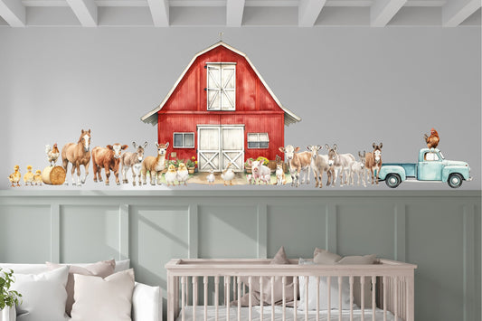 Farm Animal Wall Stickers