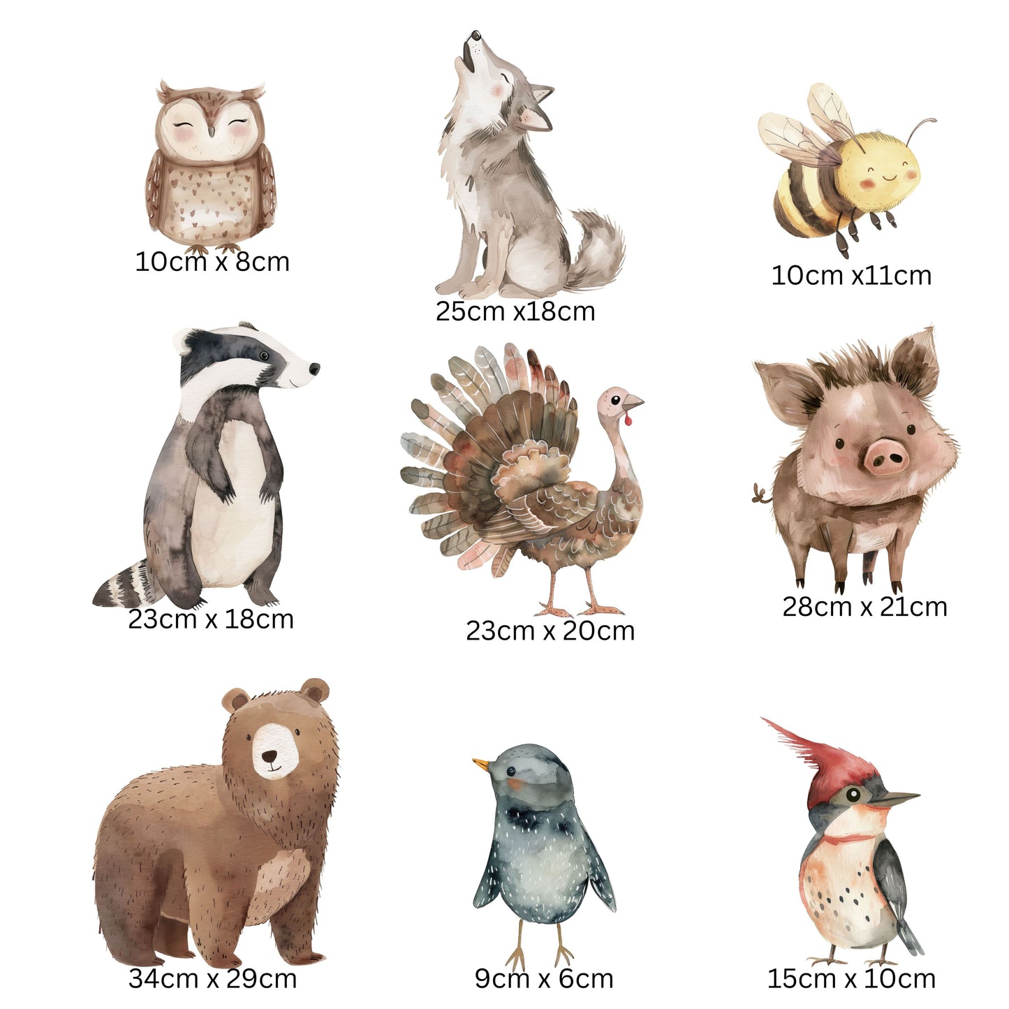 Woodland Nursery Wall Stickers