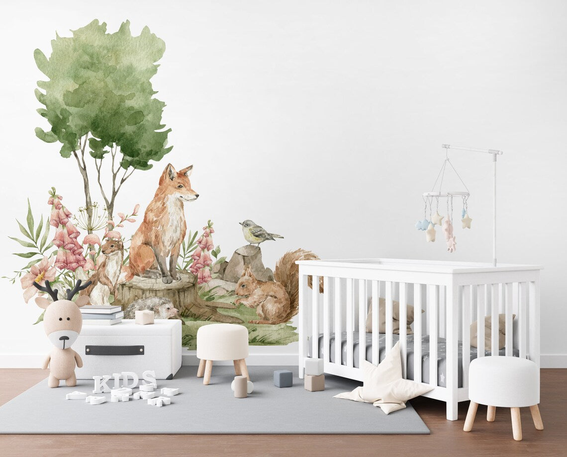 Woodland Nursery Wall Stickers