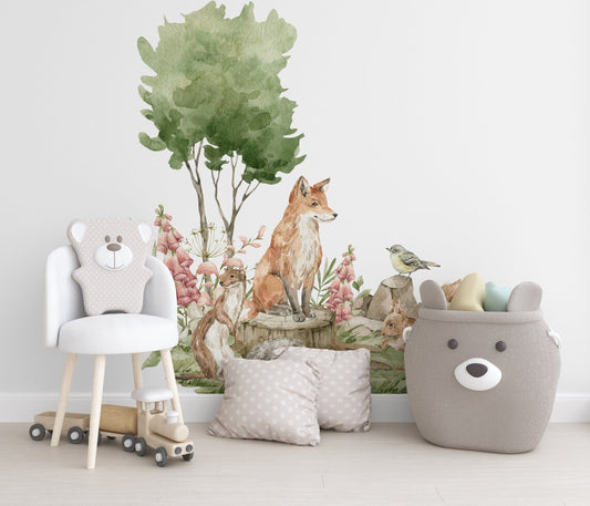 Woodland Nursery Wall Stickers