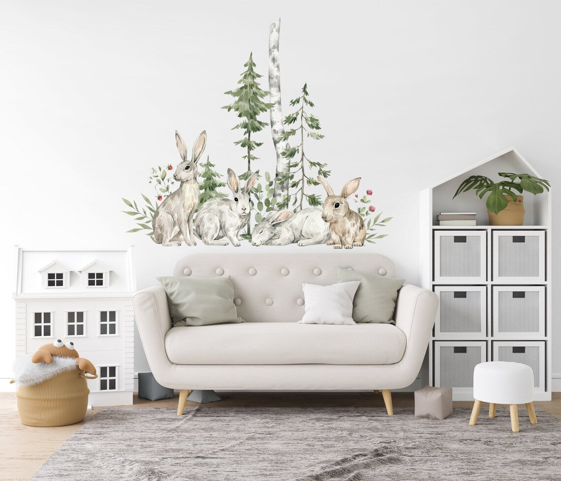 Woodland Nursery Wall Stickers
