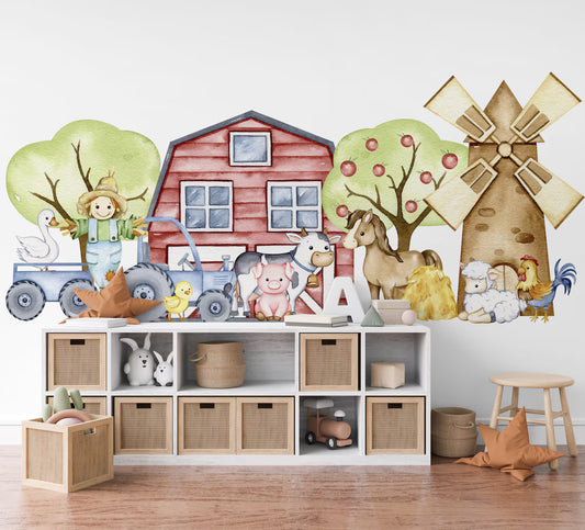 Farm Animal Wall Stickers
