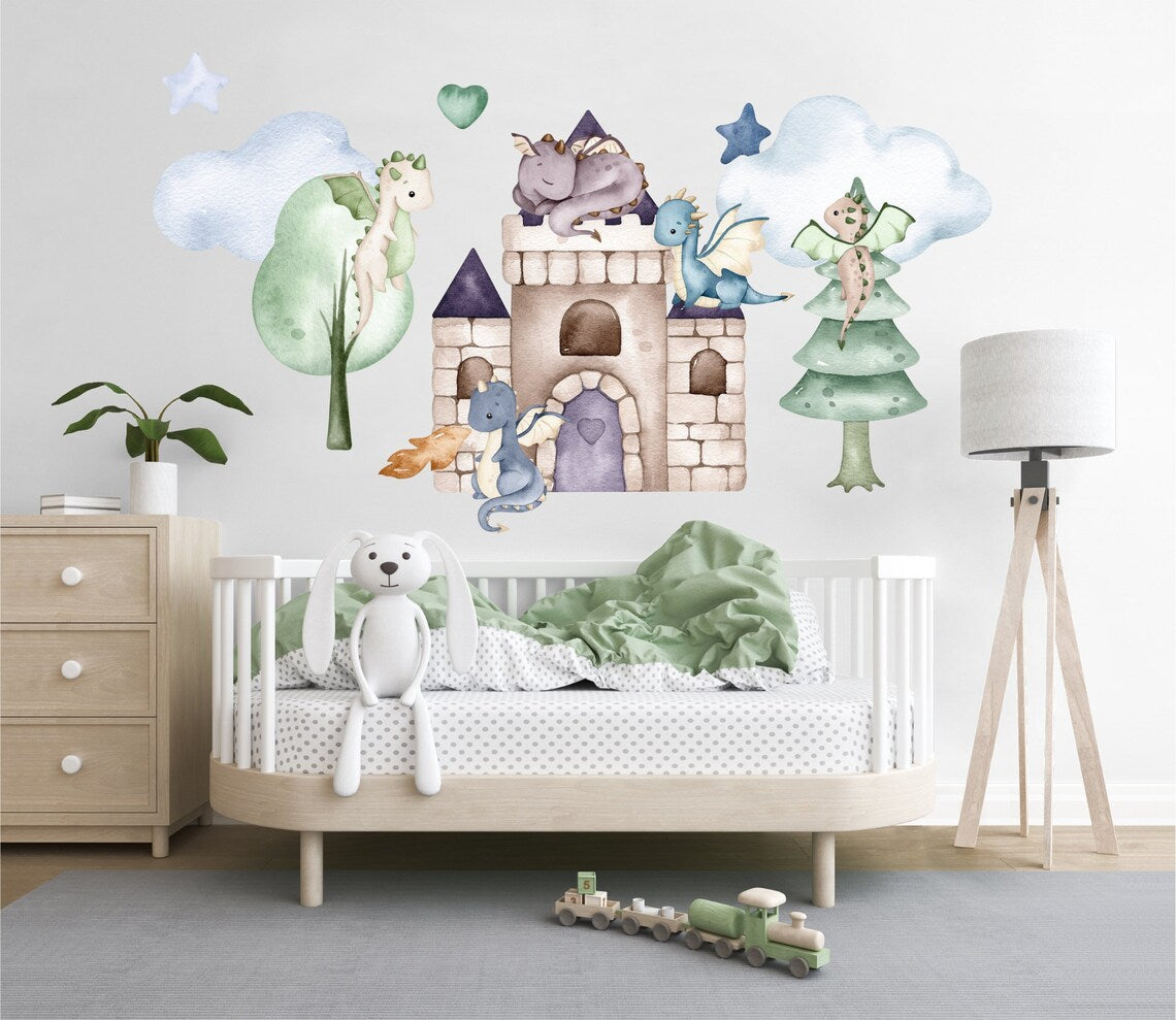 Dragon Nursery Wall Stickers