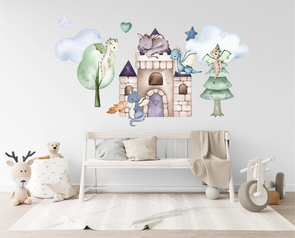 Dragon Nursery Wall Stickers