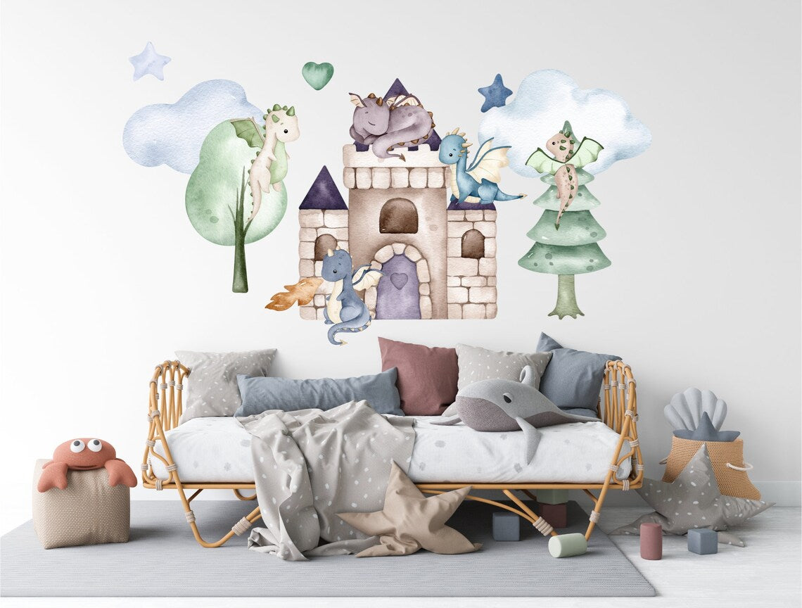Dragon Nursery Wall Stickers