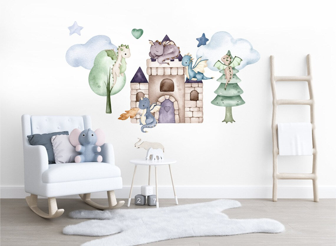 Dragon Nursery Wall Stickers