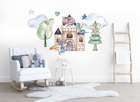 Dragon Nursery Wall Stickers